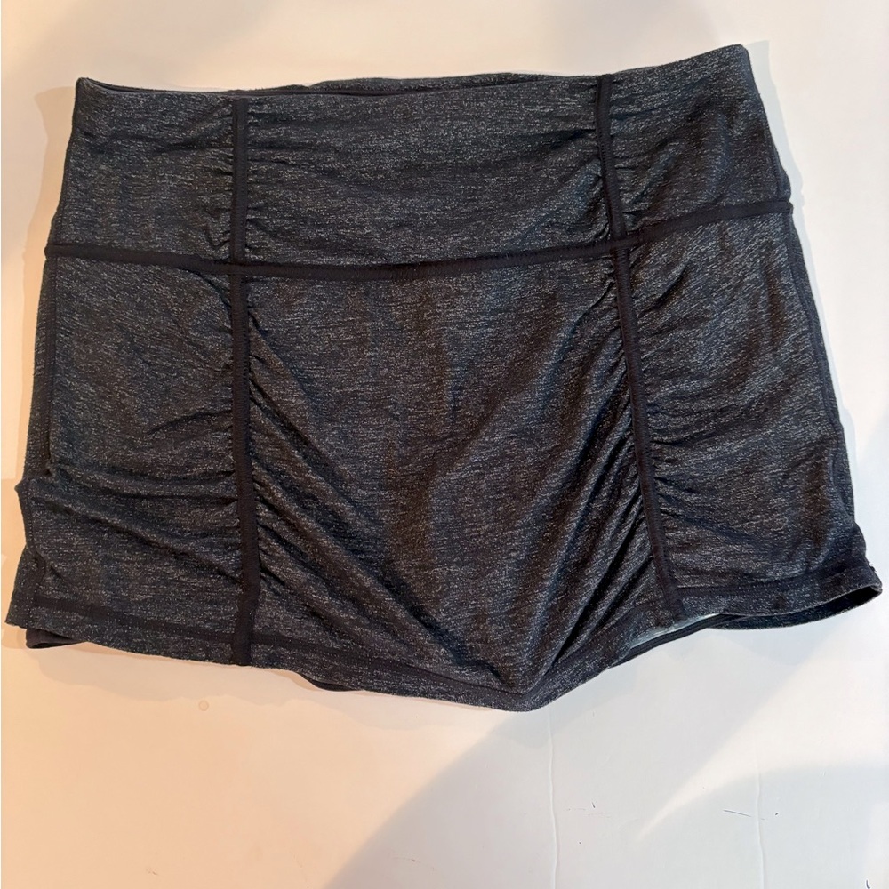 Athleta Dark Heather Gray Athletic Skort